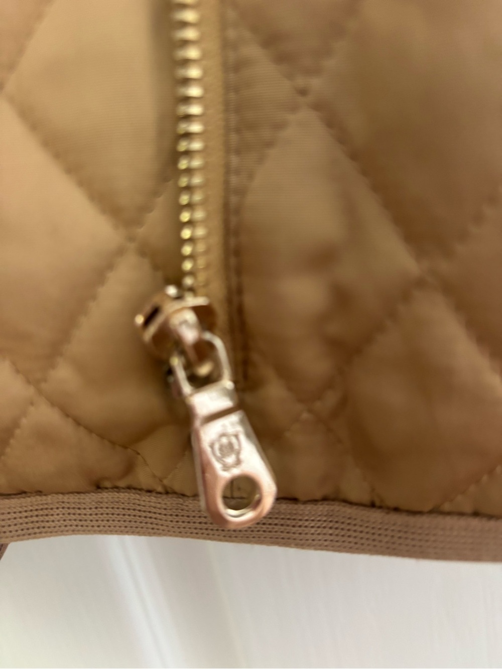 Massimo Dutti Quilted Puffer Jacket in Tan - Picture 4 of 10